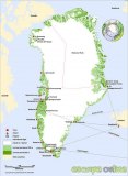  mapa Grónska